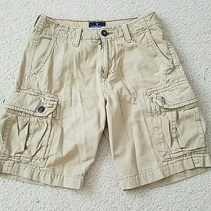 Men's classic fit shorts, light tan